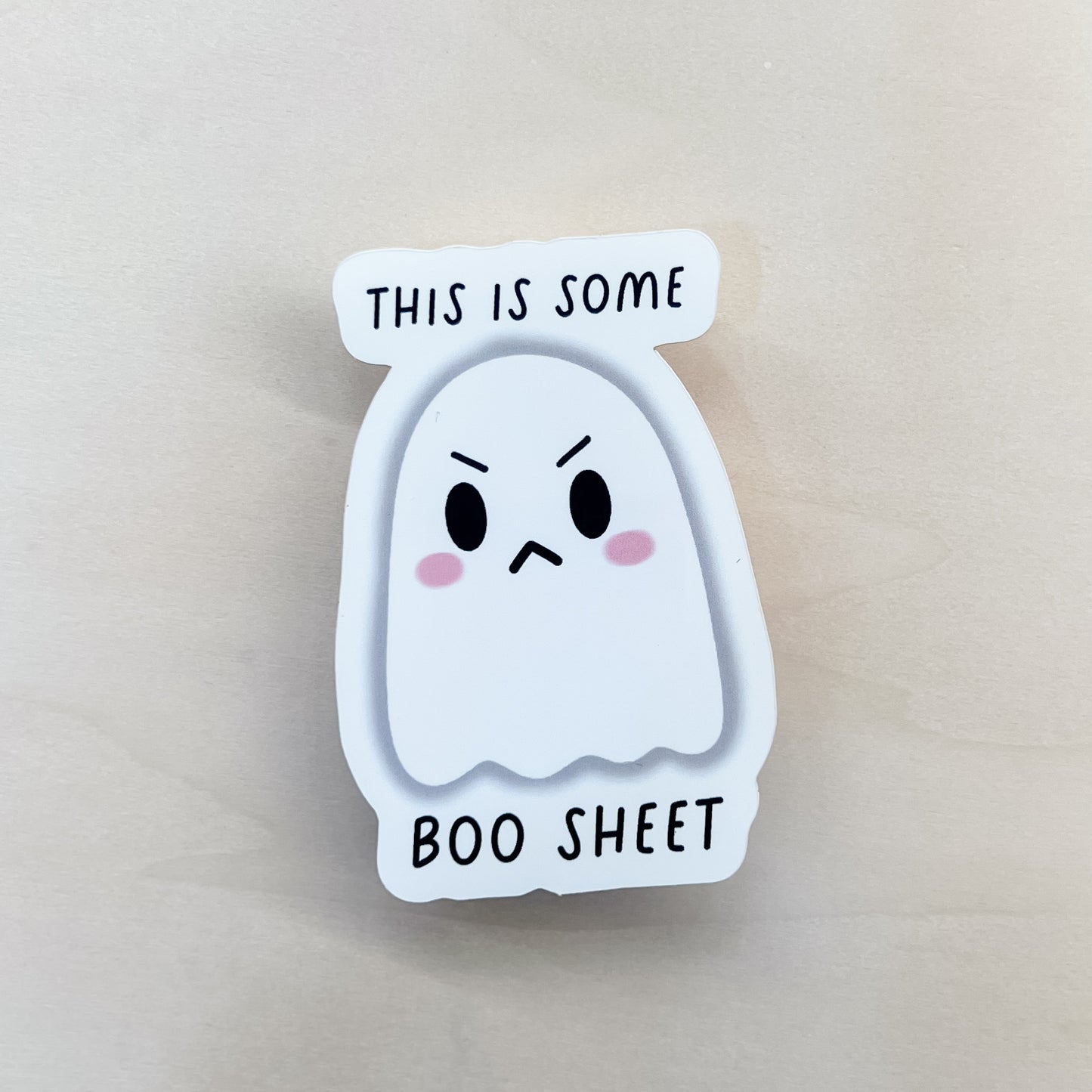 Boo-Sheet Sticker