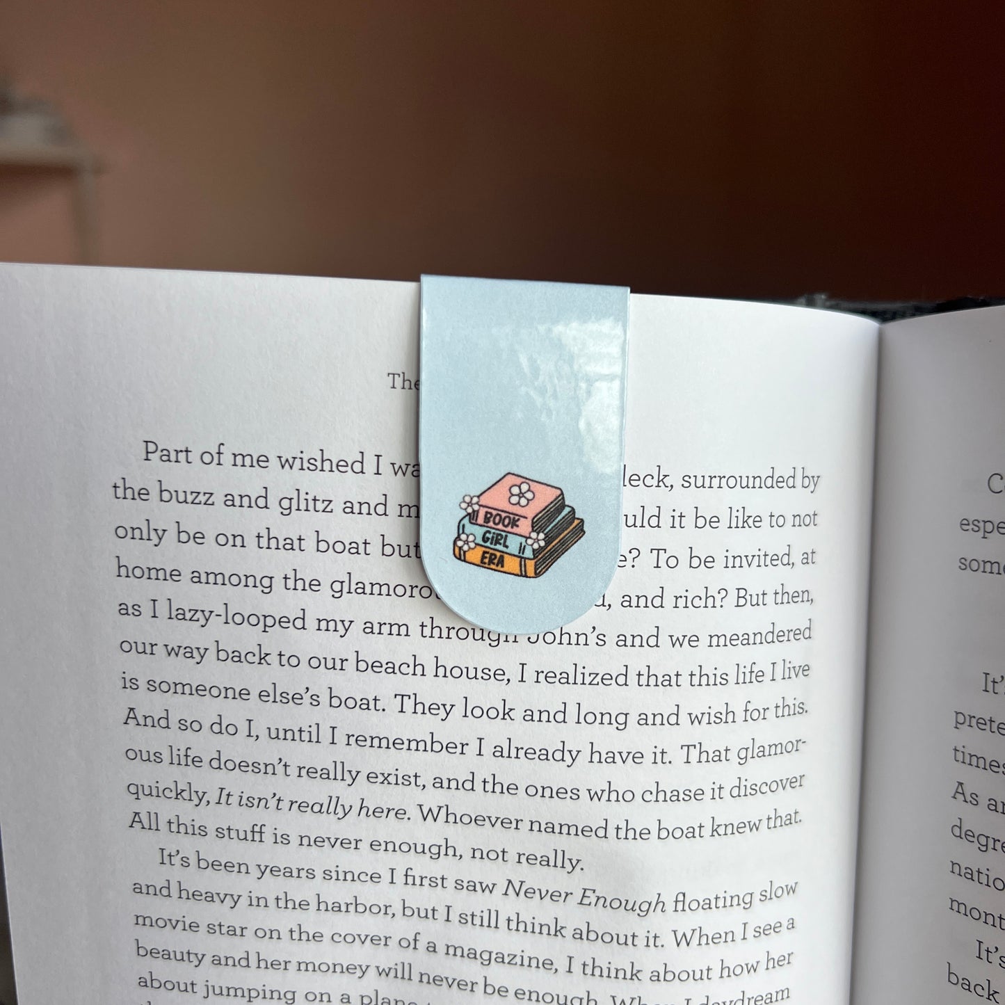 Book Girl Era Magnetic Bookmark