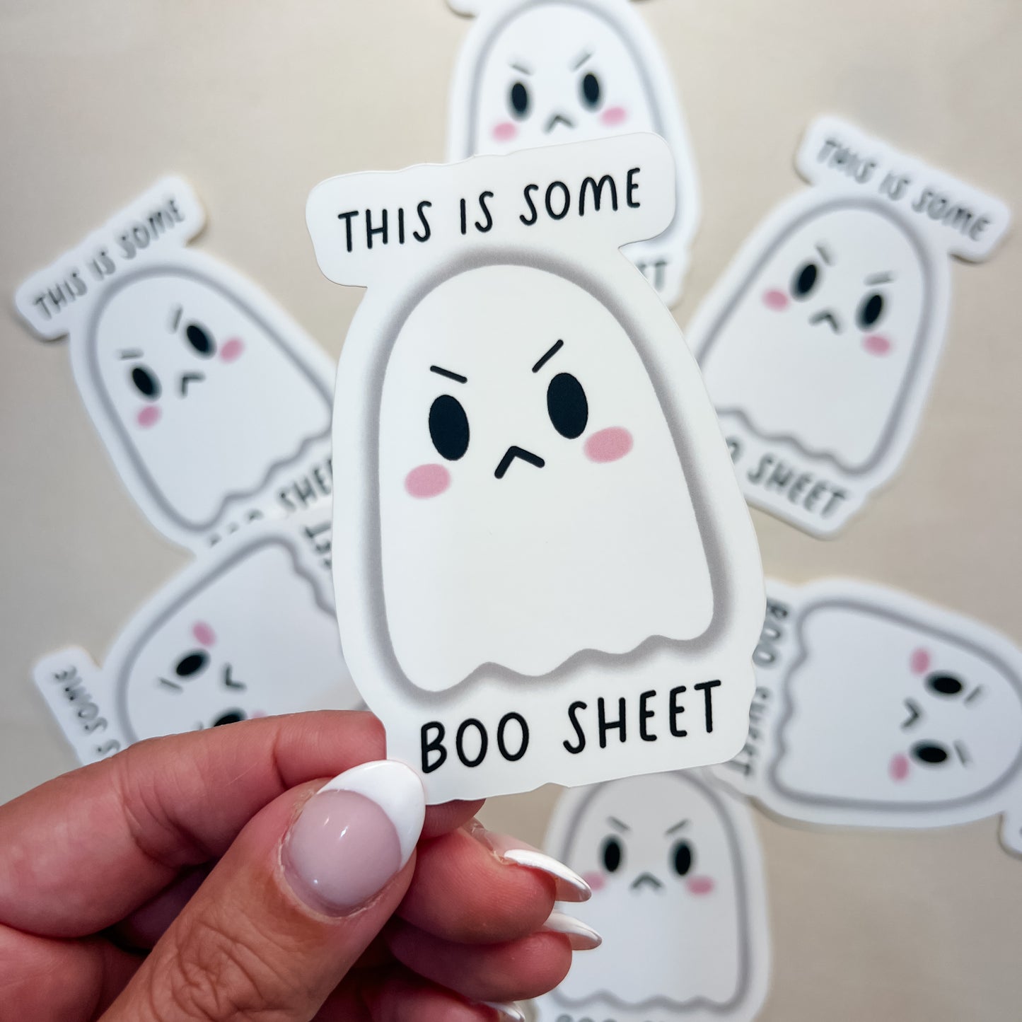 Boo-Sheet Sticker