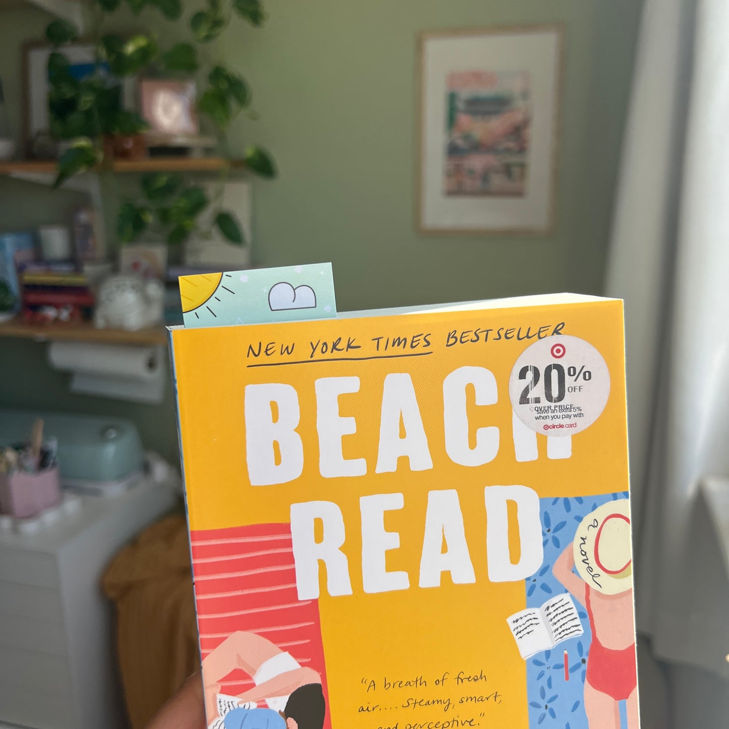 Beach Read Bookmark