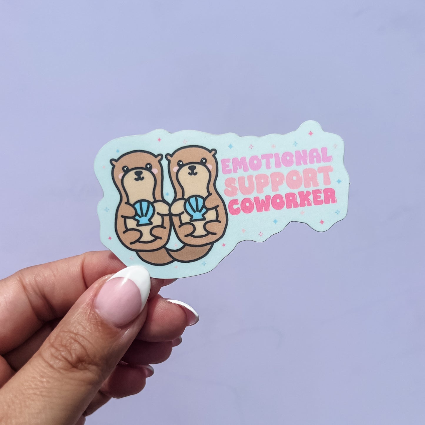 Emotional Support Coworker Sticker