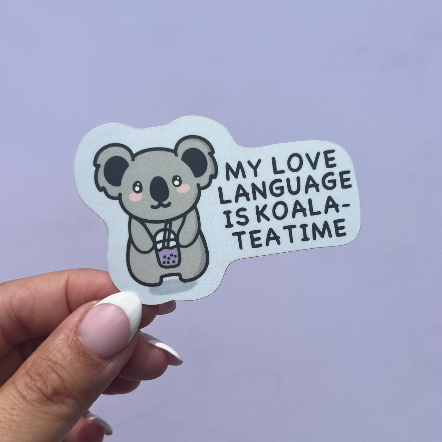 Koala-Tea Time Sticker
