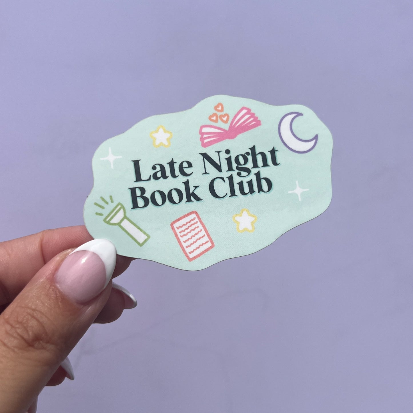 Late Night Book Club Sticker