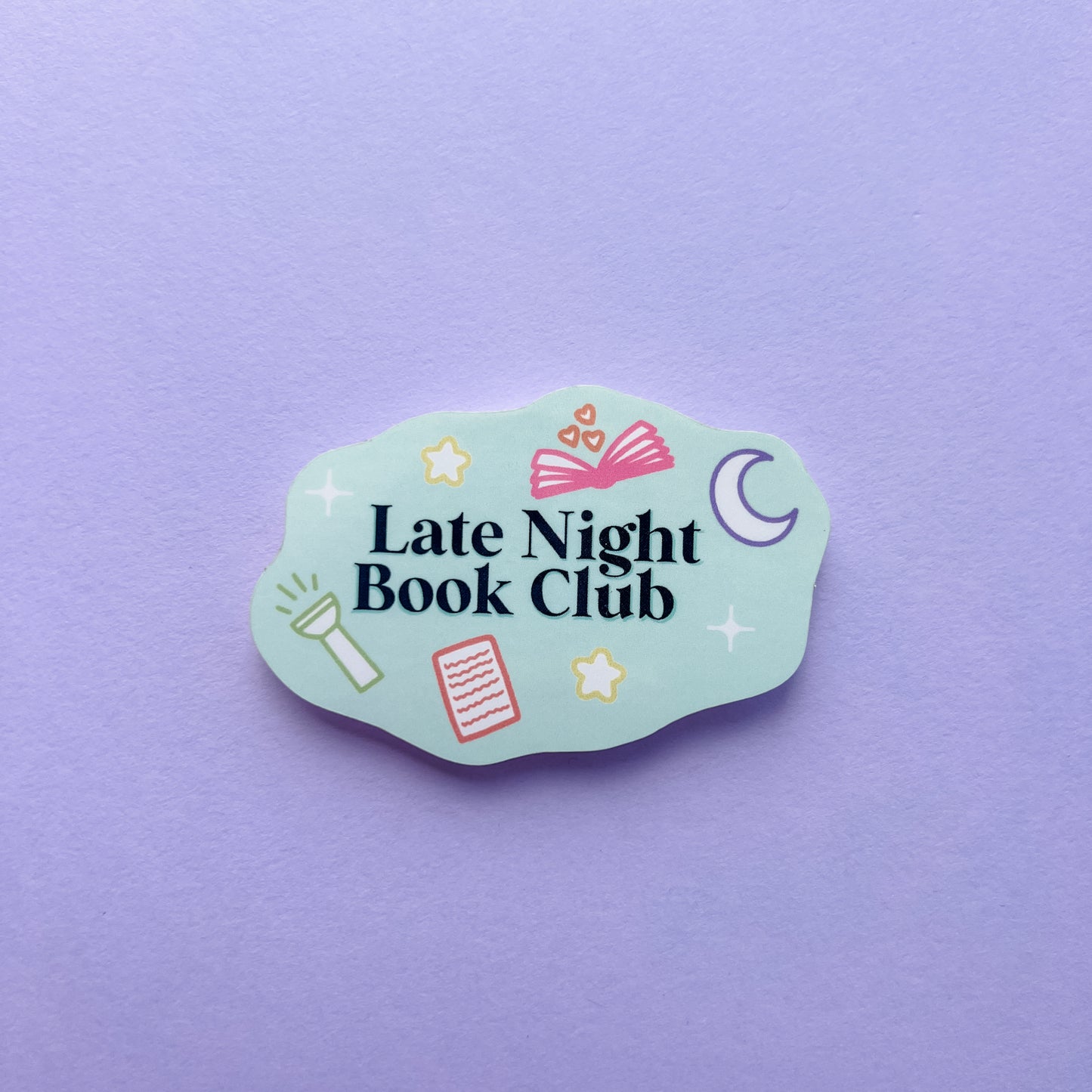 Late Night Book Club Sticker