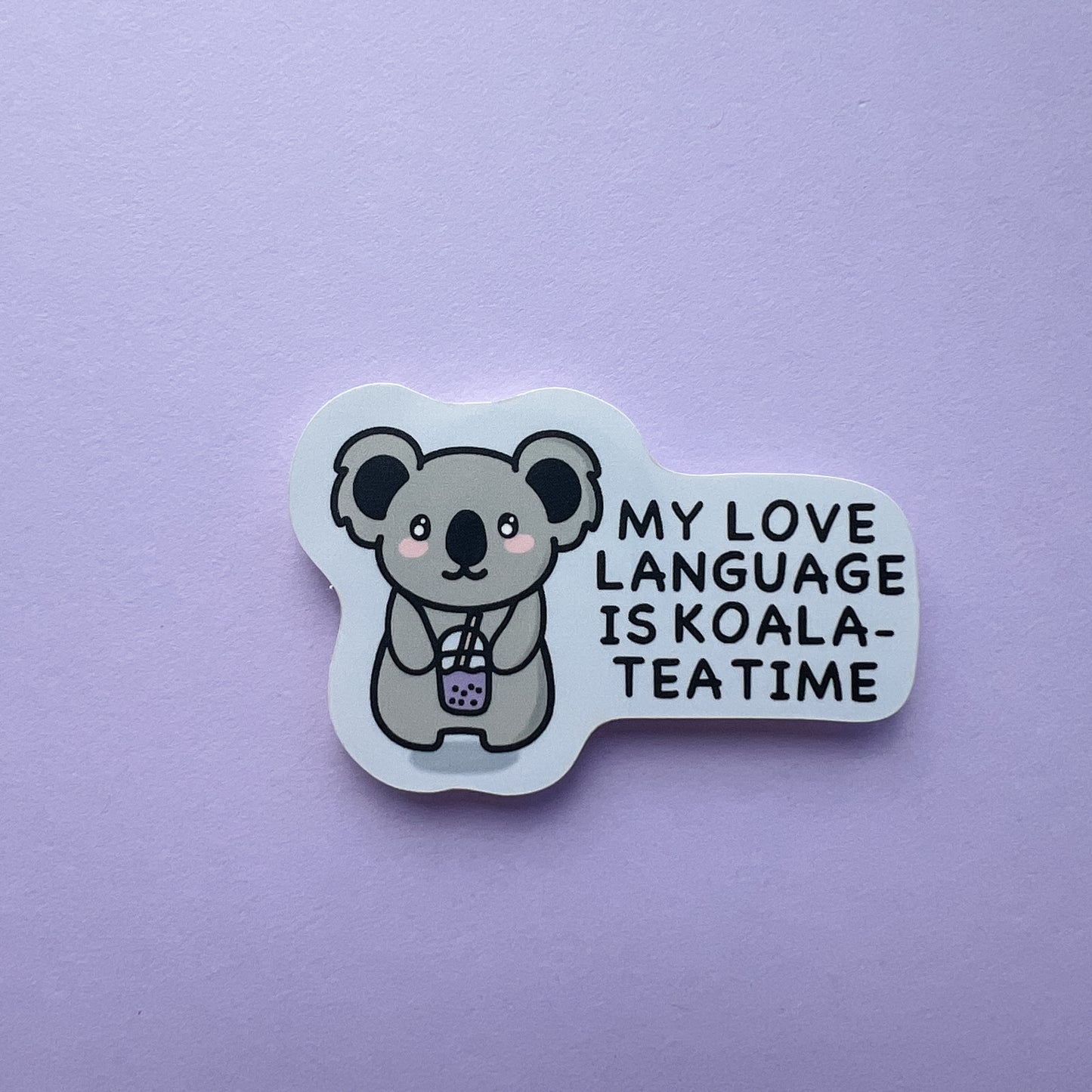 Koala-Tea Time Sticker