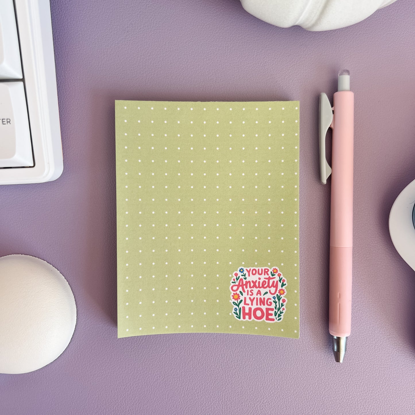 Your Anxiety is a Lying Hoe Notepad