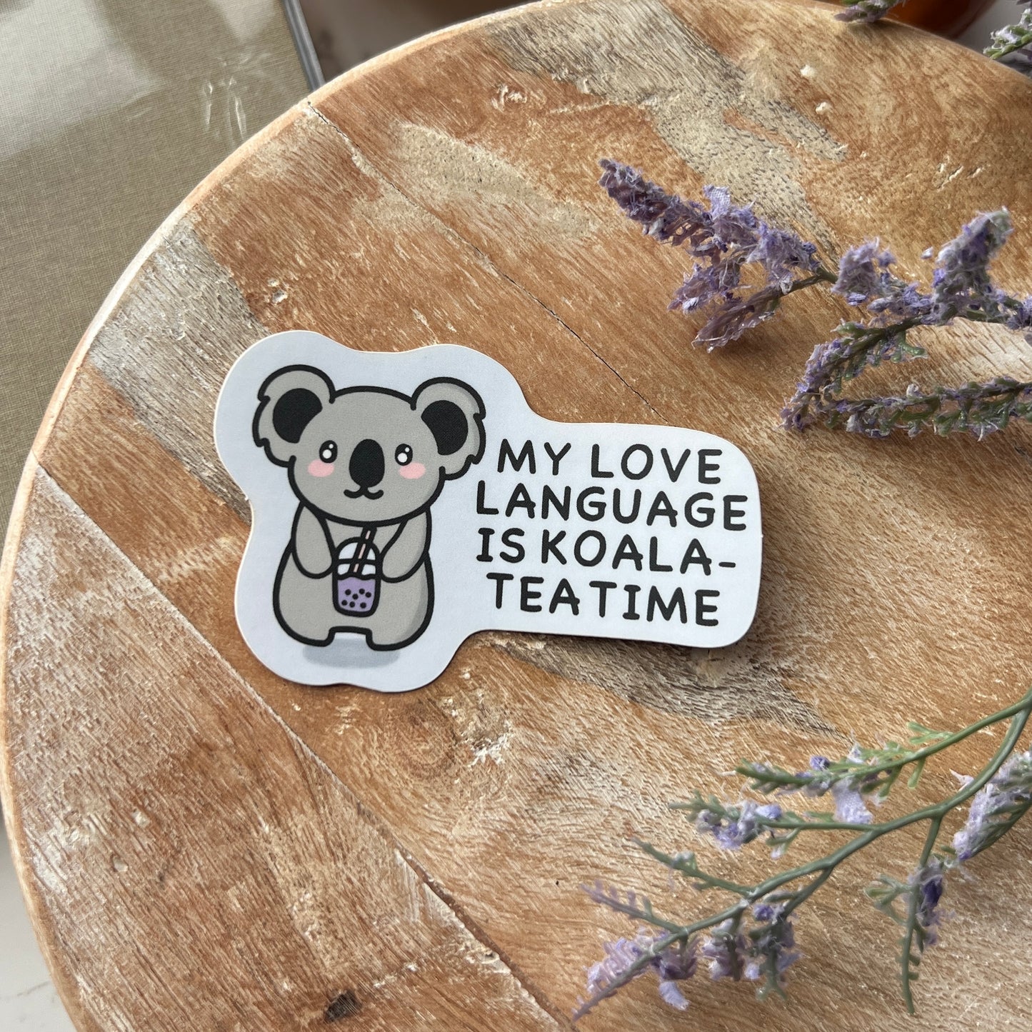 Koala-Tea Time Sticker