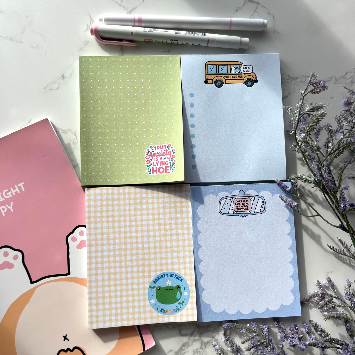 Your Anxiety is a Lying Hoe Notepad