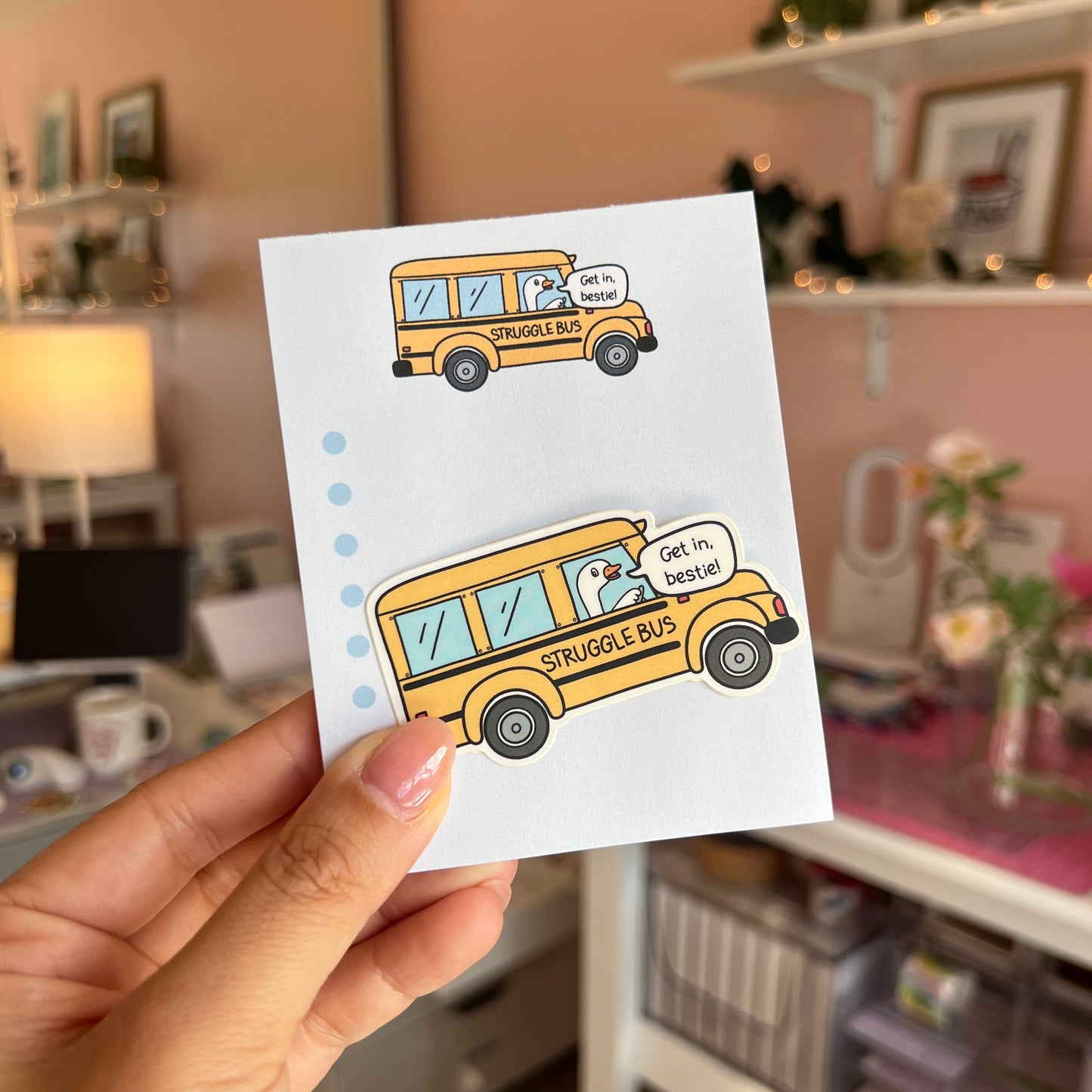Struggle Bus Sticker