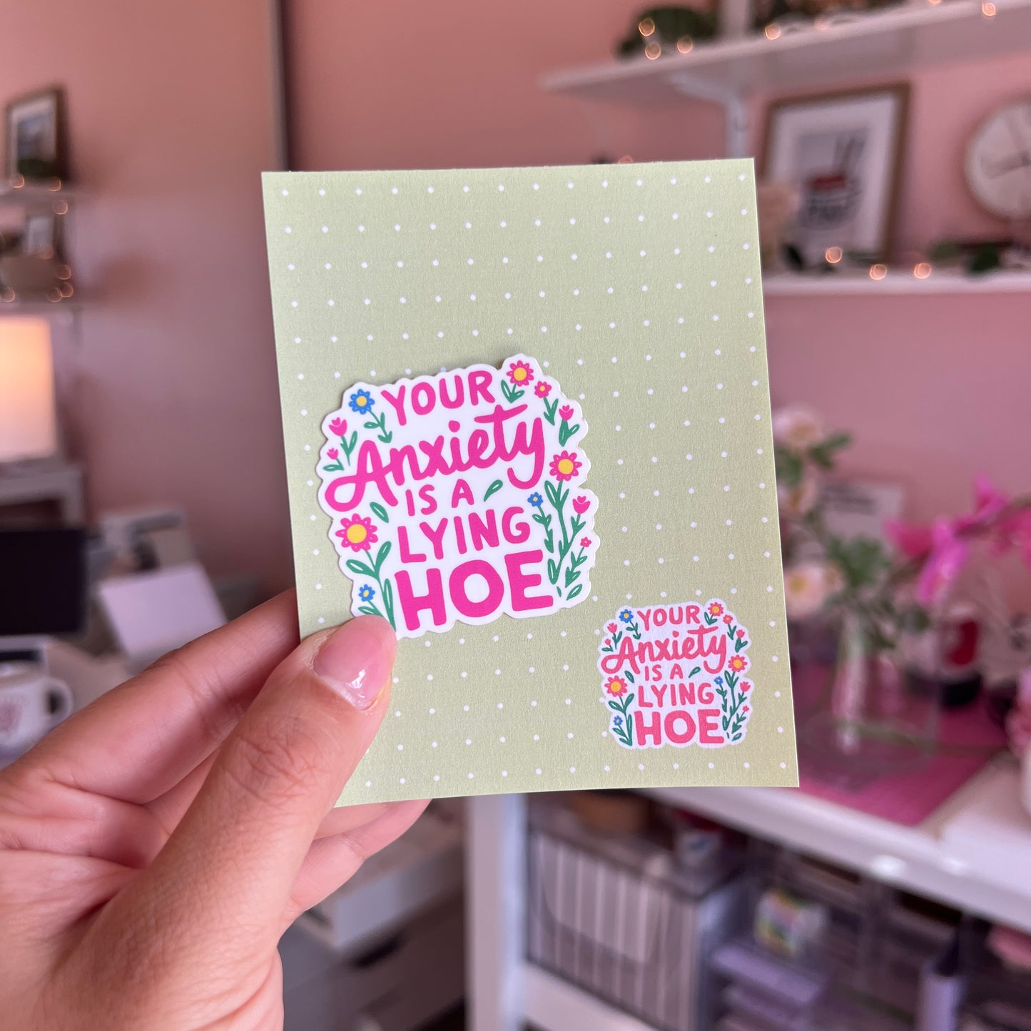 Your Anxiety is a Lying Hoe Notepad