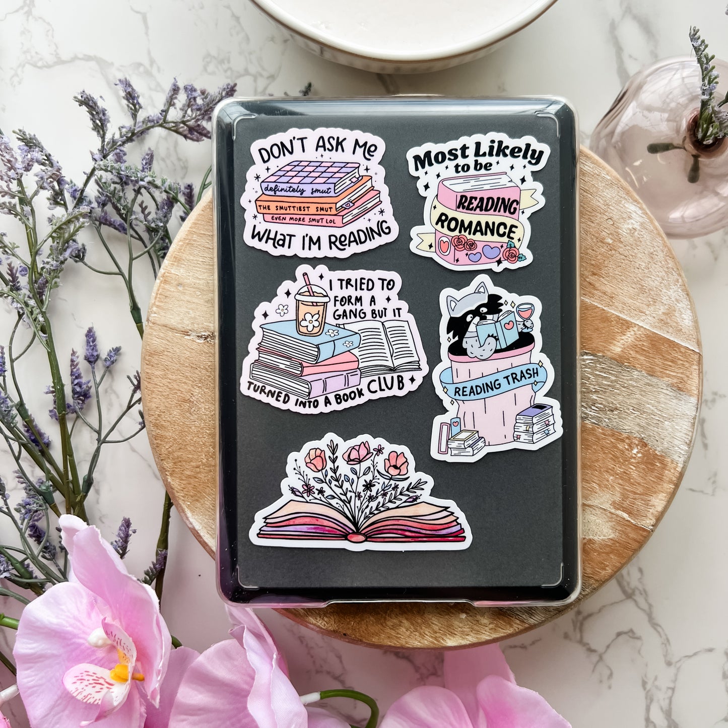 Blooming Book Sticker
