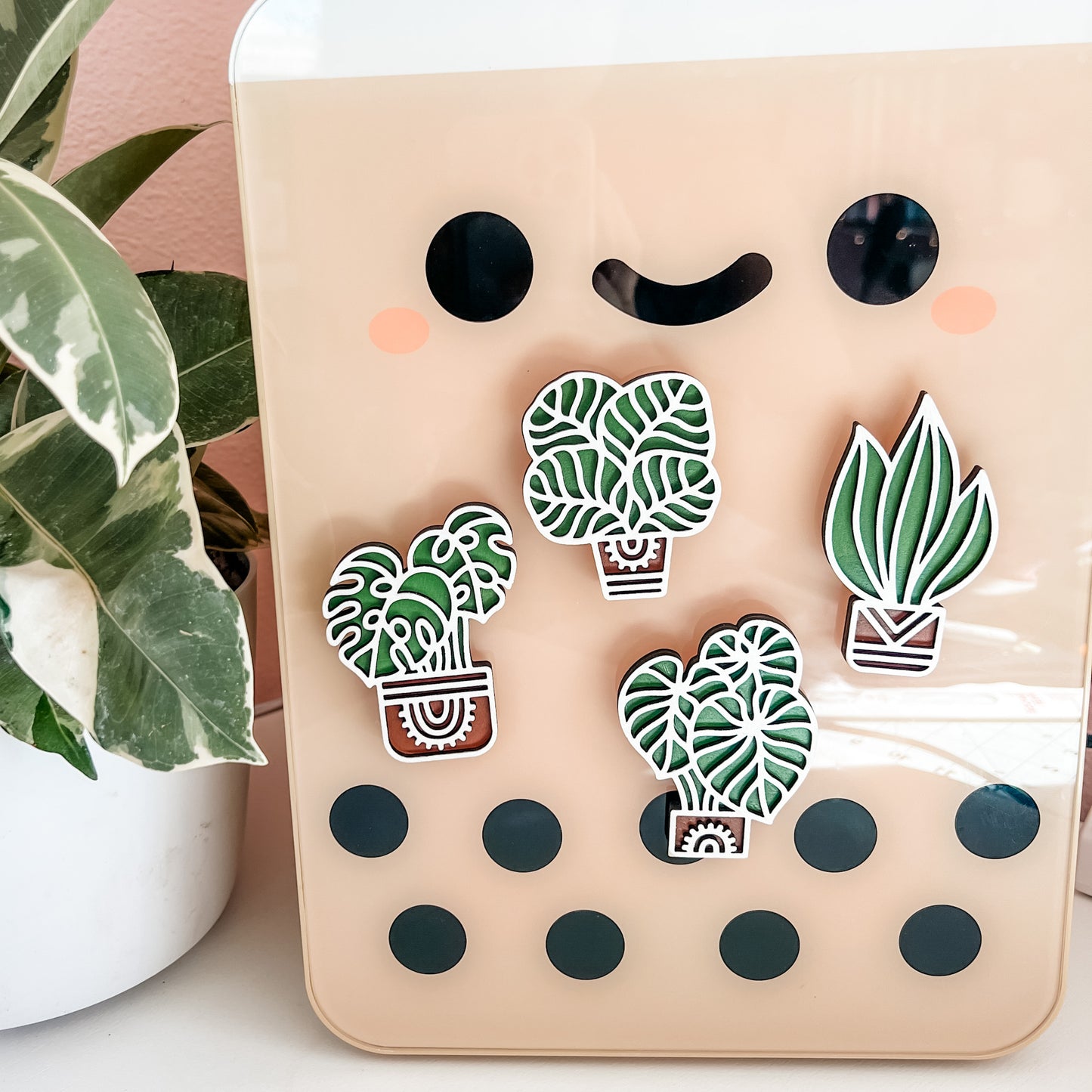 Houseplant Fridge Magnets