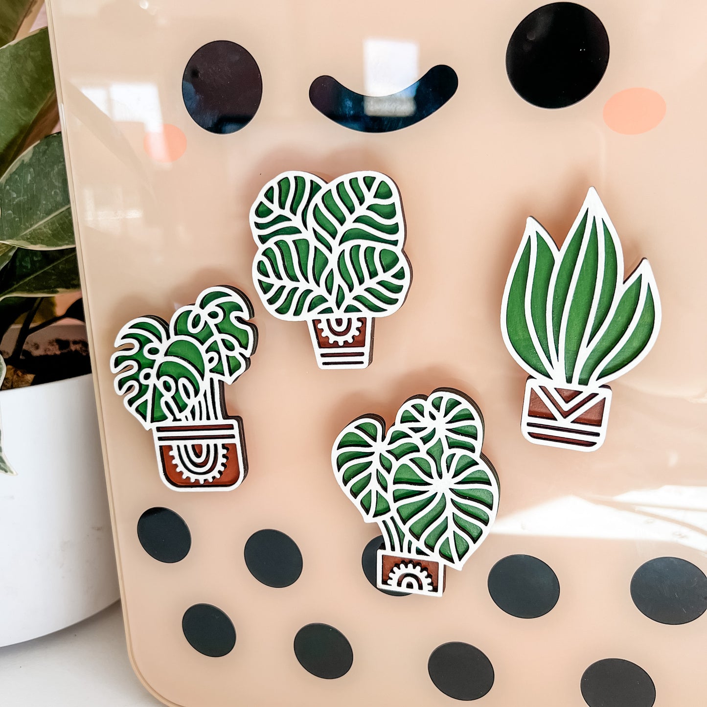 Houseplant Fridge Magnets