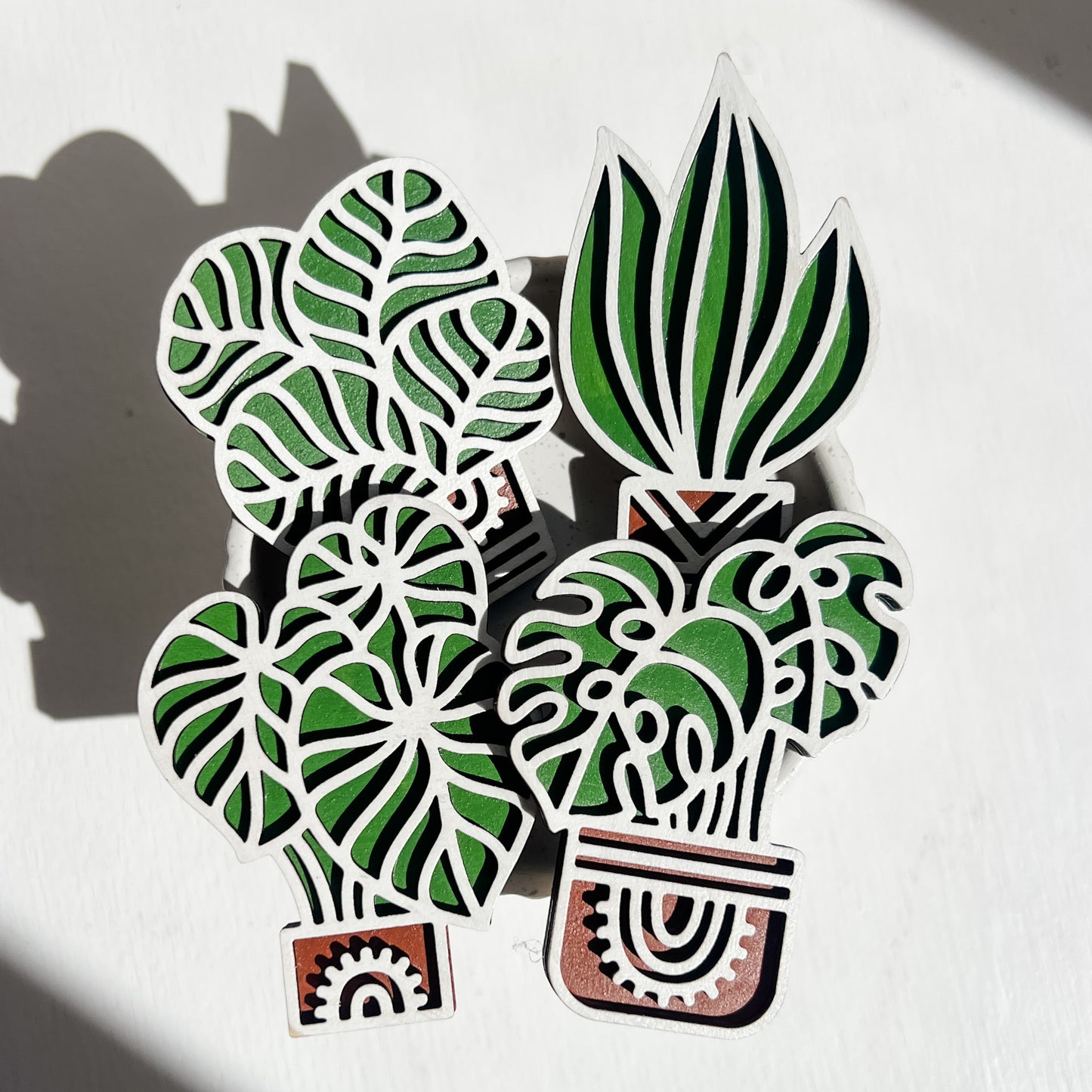 Houseplant Fridge Magnets