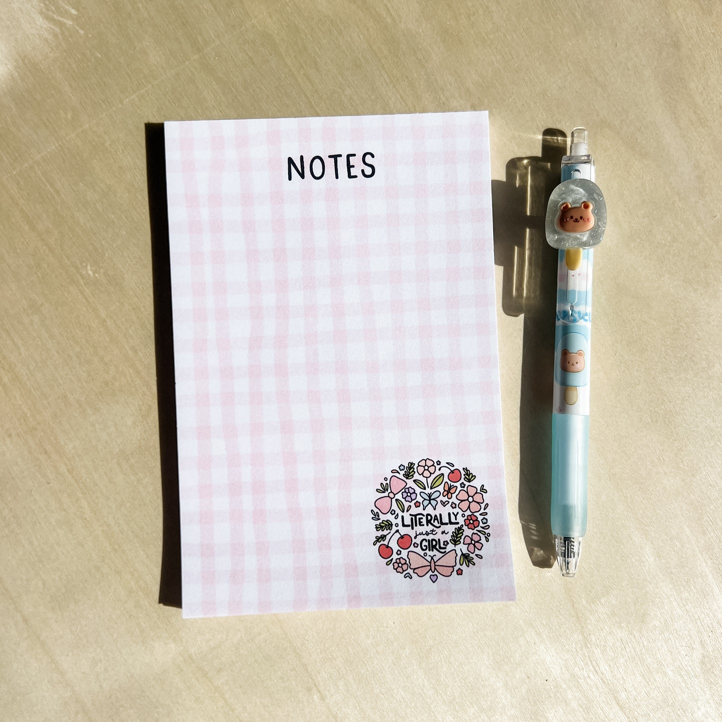Literally Just a Girl Notepad