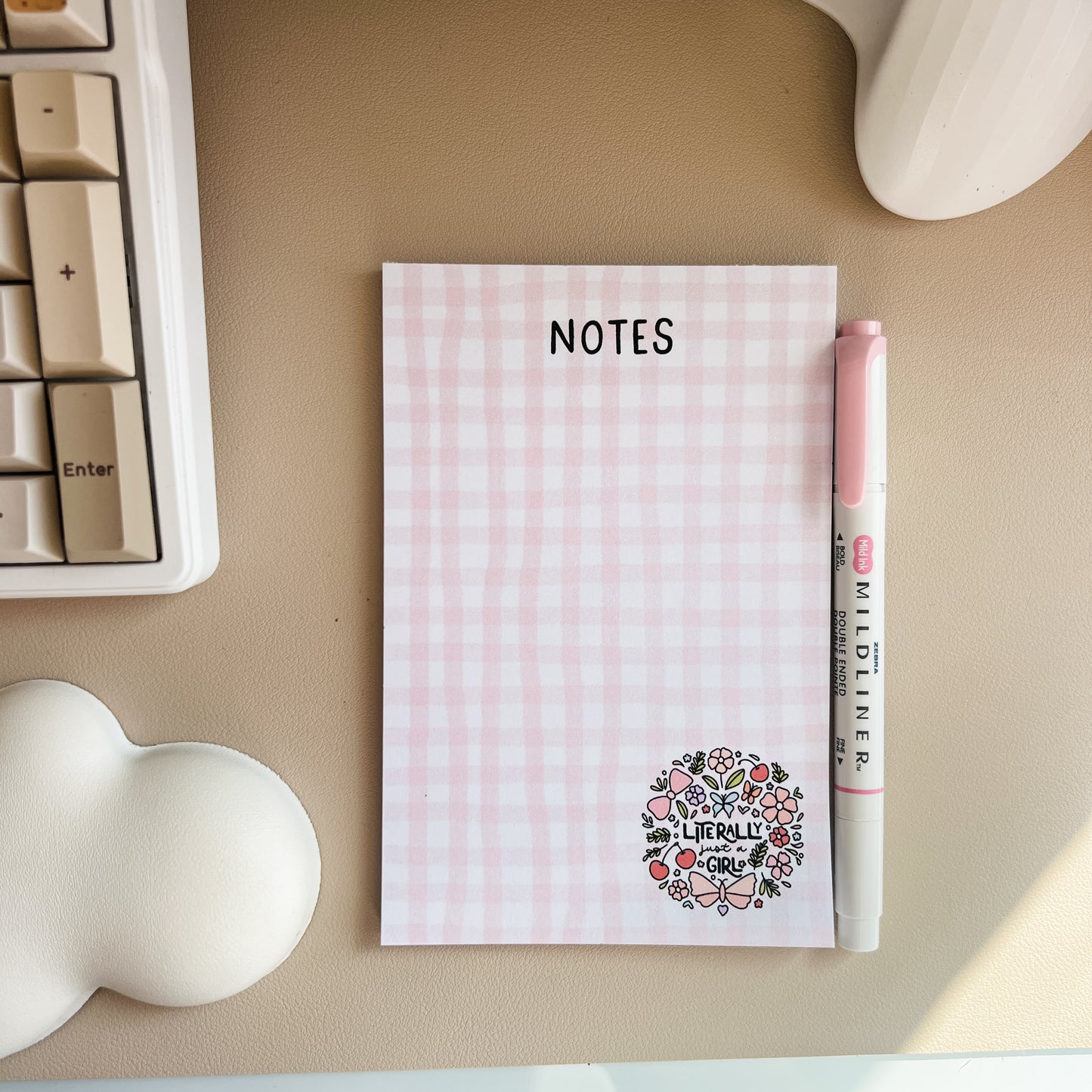 Literally Just a Girl Notepad
