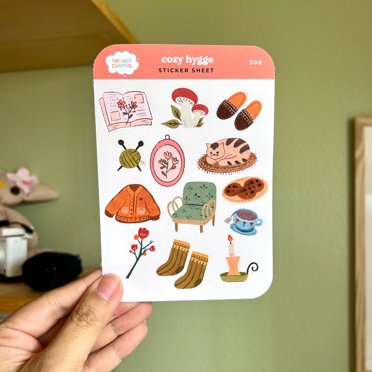 S06 Cozy Hygge Sticker Sheet