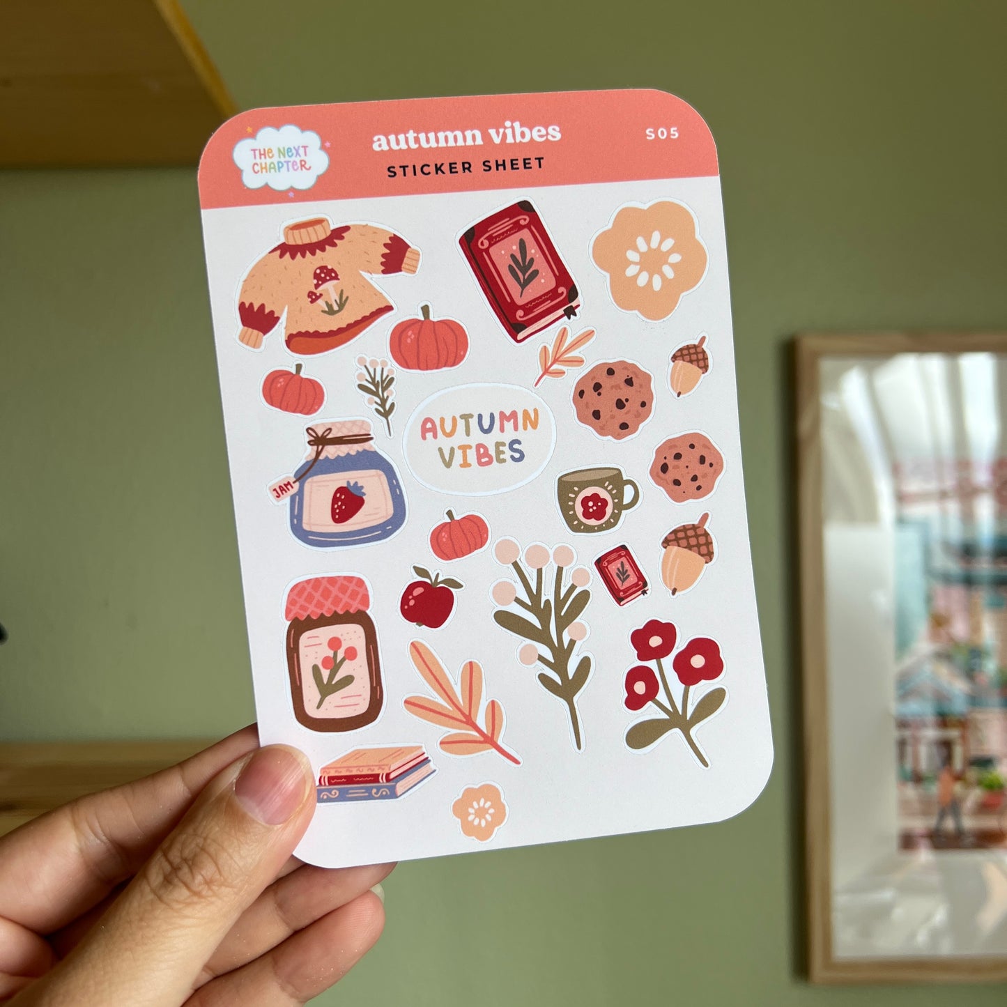 S05 Autumn Vibes Sticker Sheet