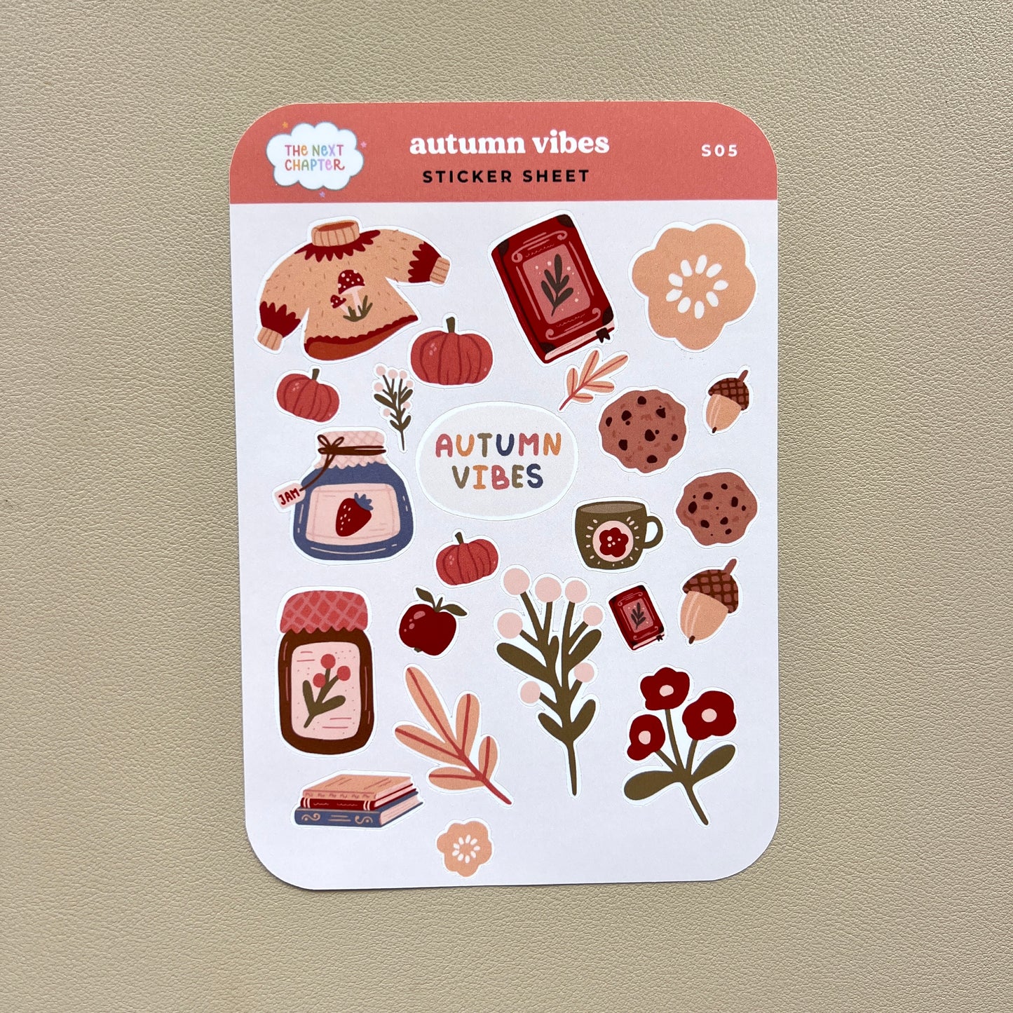S05 Autumn Vibes Sticker Sheet
