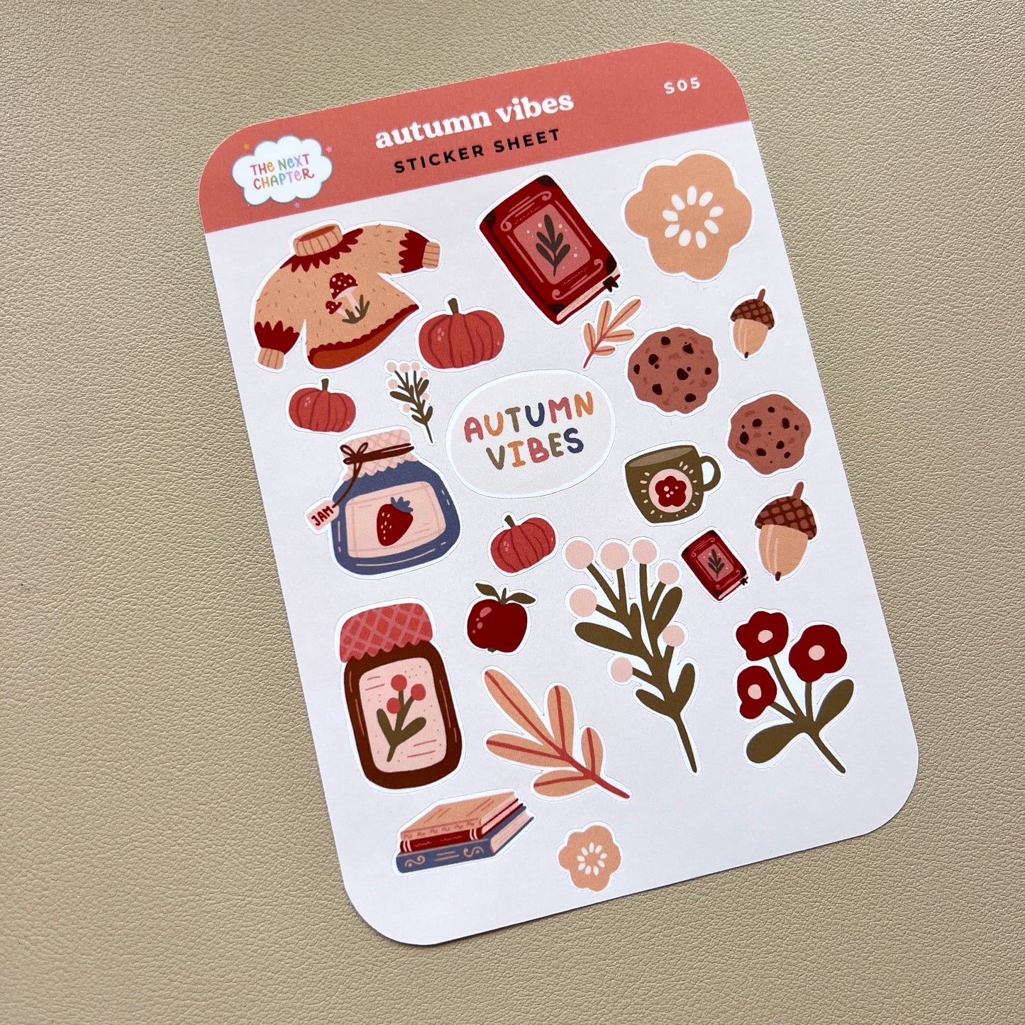 S05 Autumn Vibes Sticker Sheet