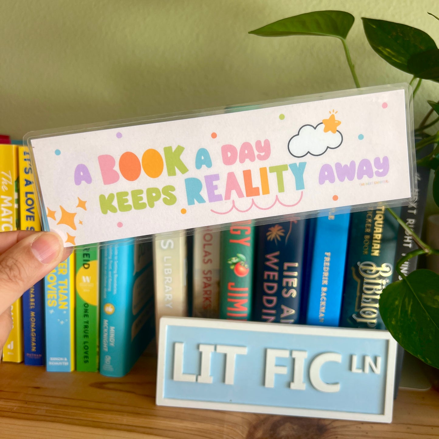 A Book A Day Keeps Reality Away Bookmark