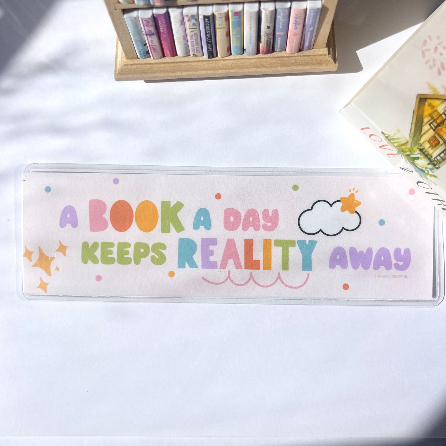 A Book A Day Keeps Reality Away Bookmark
