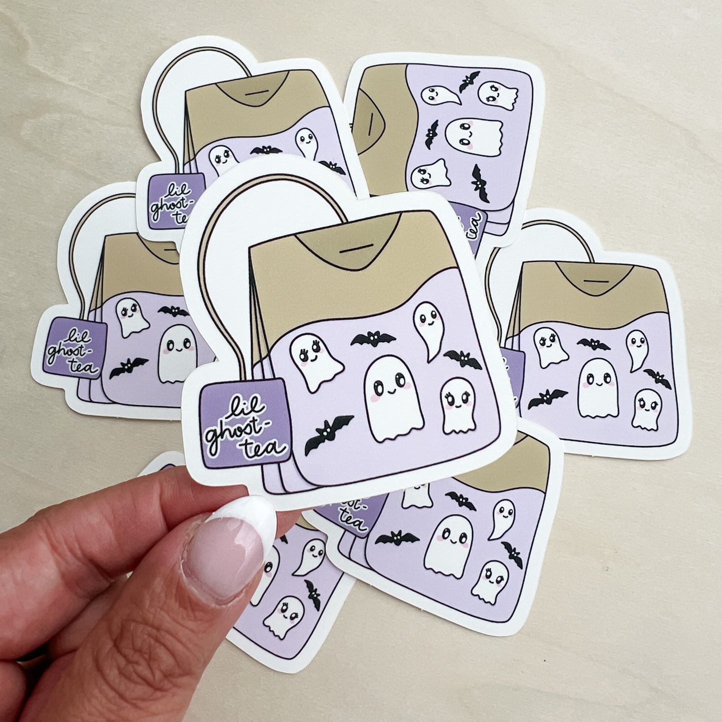 Ghost-Tea Sticker