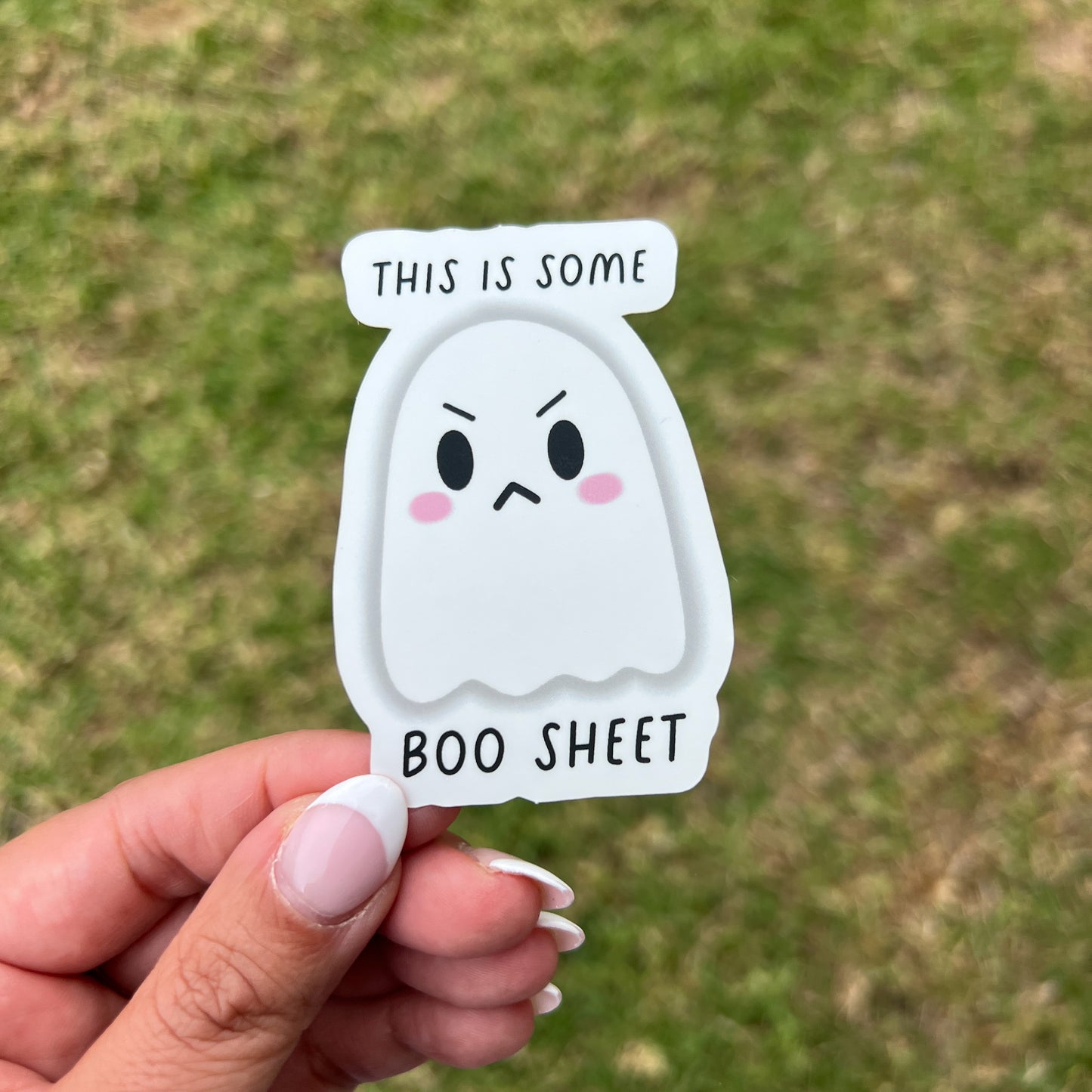 Boo-Sheet Sticker