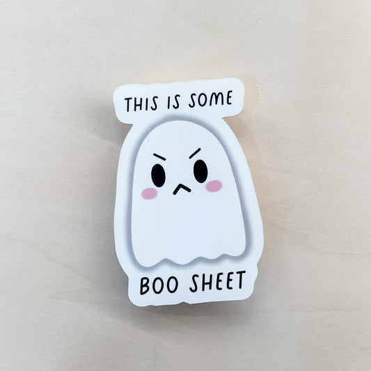 Boo-Sheet Sticker