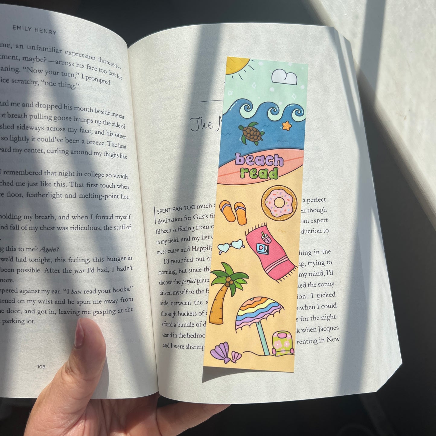 Beach Read Bookmark