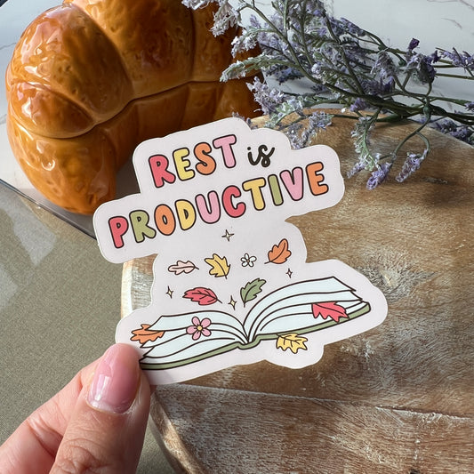 Rest Is Productive Sticker