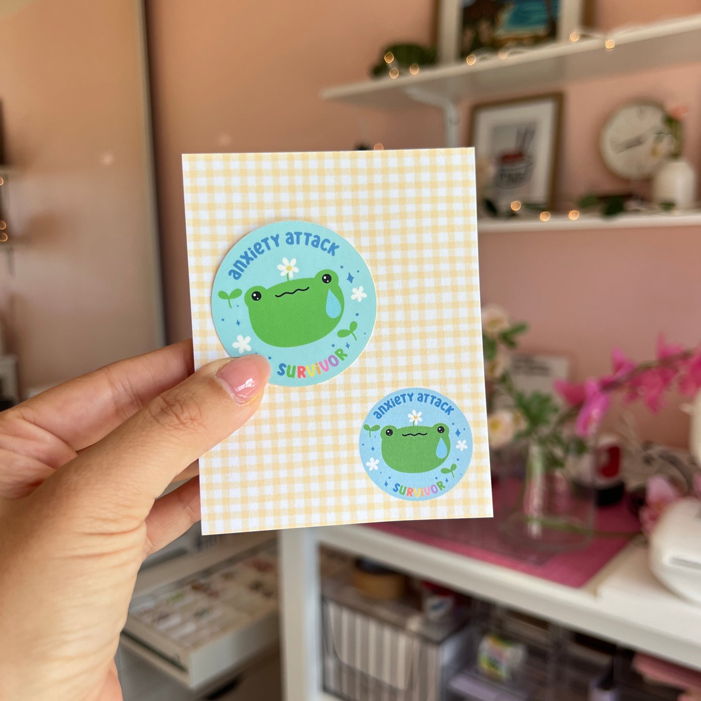 Anxiety Attack Survivor Froggy Sticker