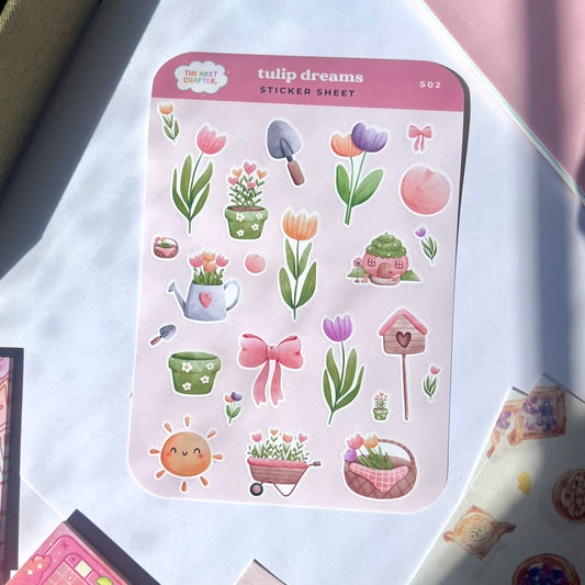 S02 Tulip Dreams Sticker Sheet