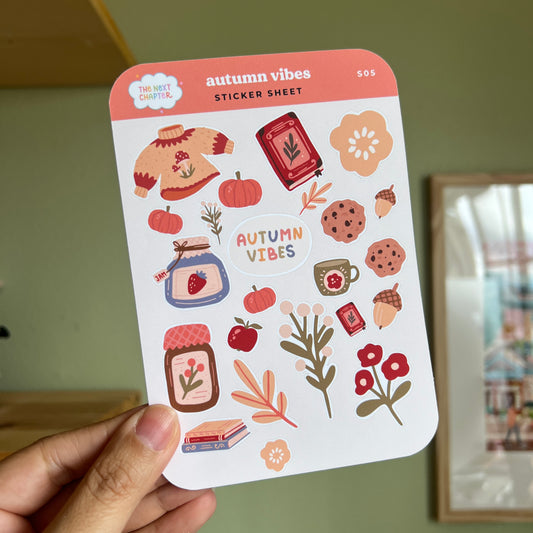 S05 Autumn Vibes Sticker Sheet