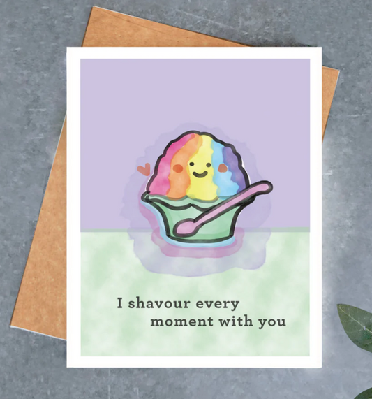 Shaved Ice Card - @brightspotdesign