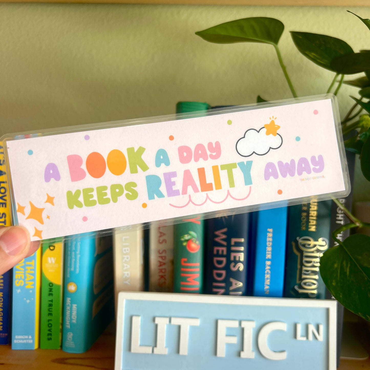 A Book A Day Keeps Reality Away Bookmark