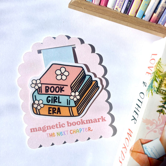Book Girl Era Magnetic Bookmark