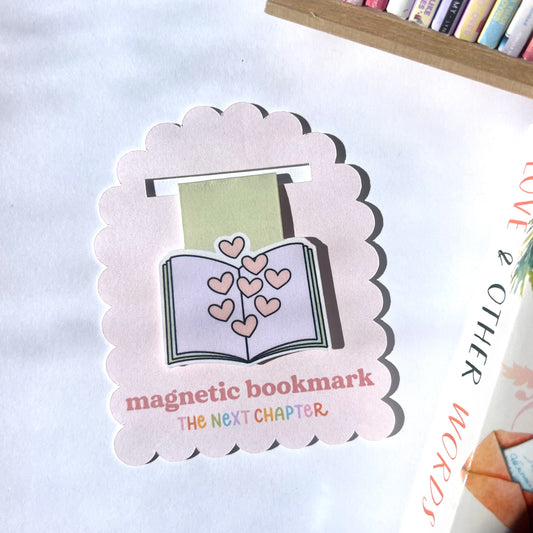 Book Lover Magnetic Bookmark