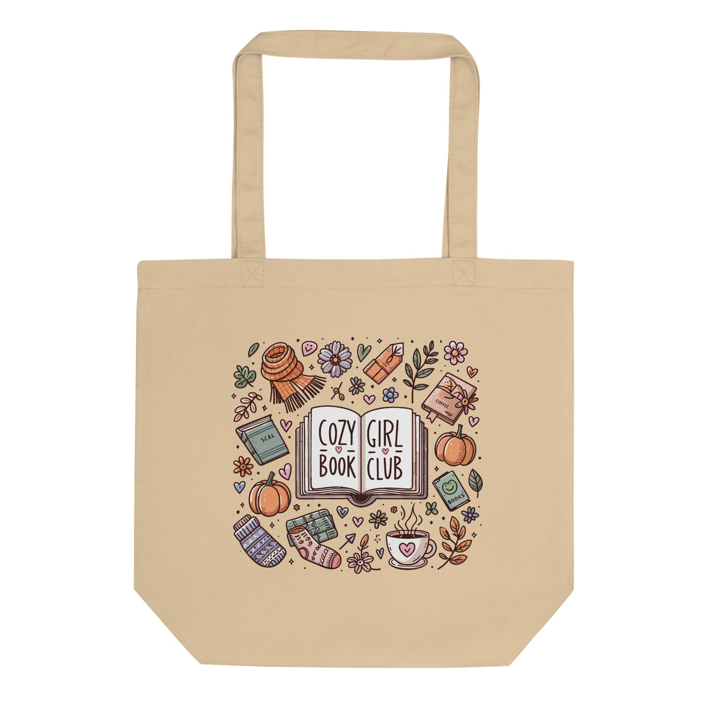 Cozy Girl Book Club Tote Bag