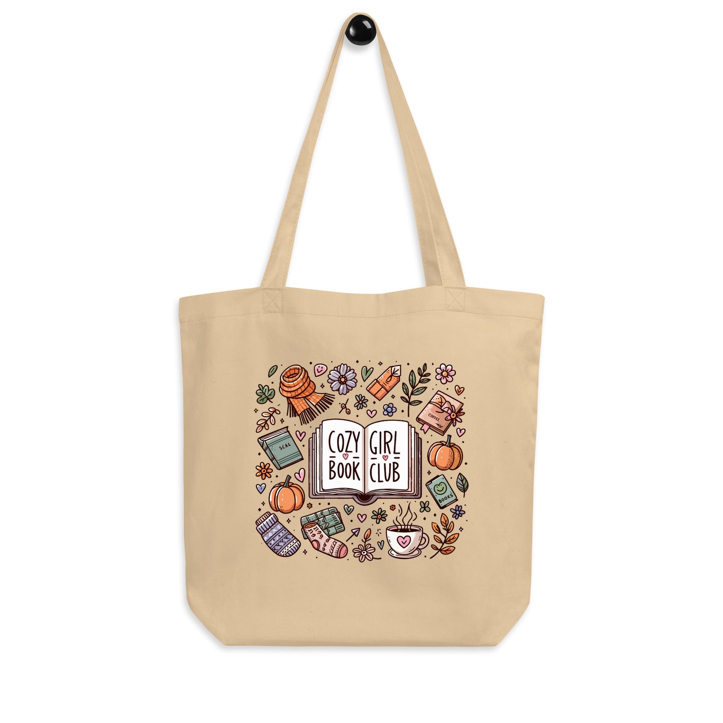 Cozy Girl Book Club Tote Bag